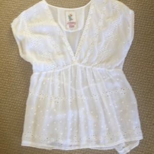 Johnny Was adorable lace top size small